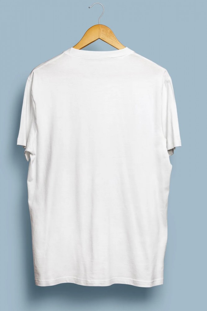 Oversize Uchiha Clan Göz Baskılı Beyaz T-shirt
