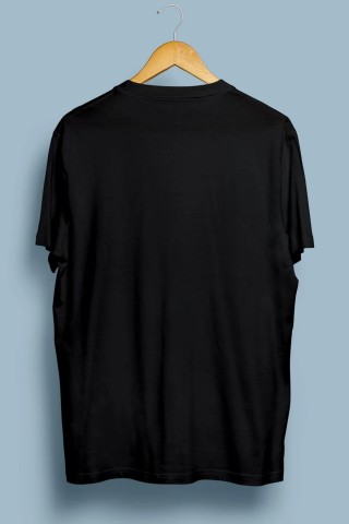 Oversize Uchiha Clan Göz Baskılı Siyah T-shirt