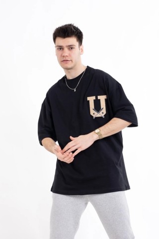 Siyah Usa 1984 Tasarımlı Unisex T-shirt