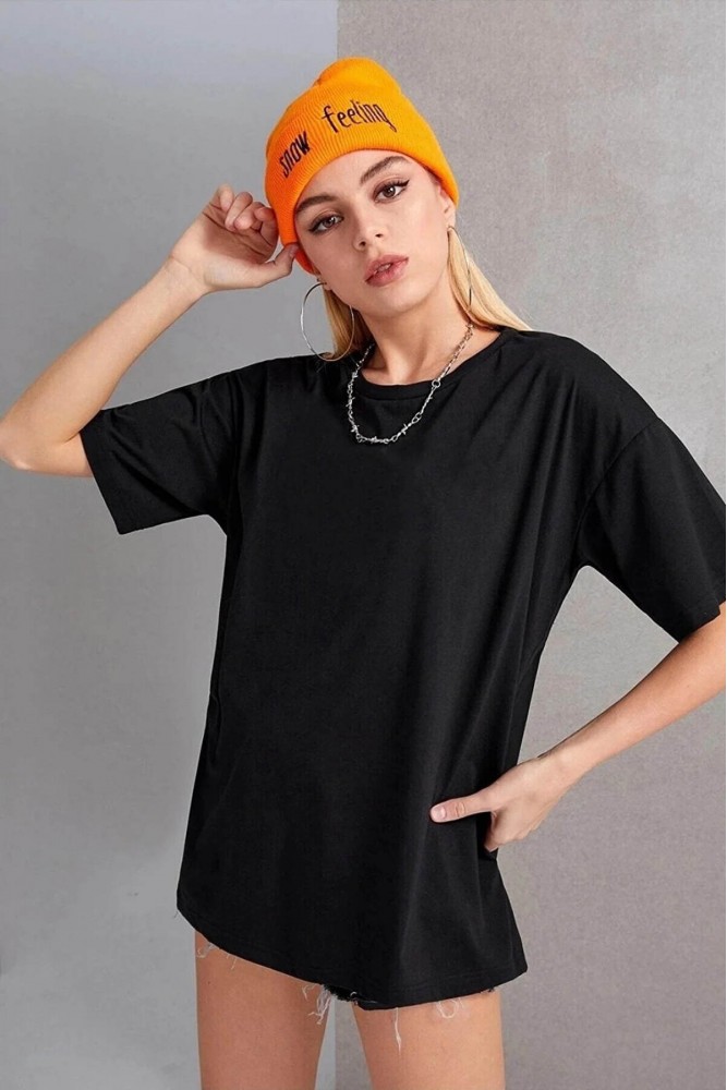 Siyah Oversize Basic T-shirt