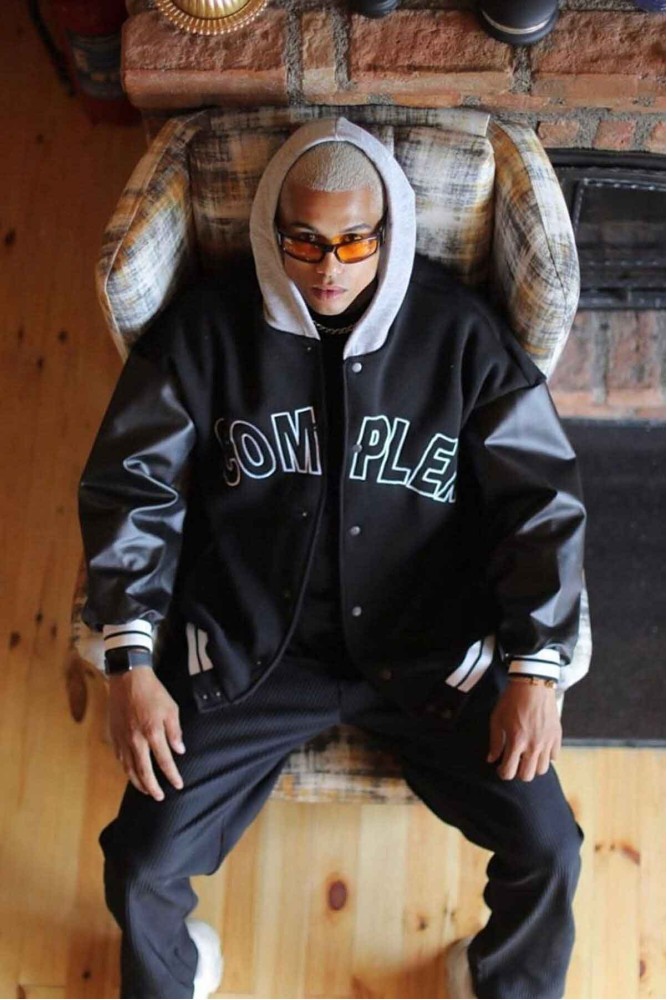  Complex Nakışlı Kolej Ceket