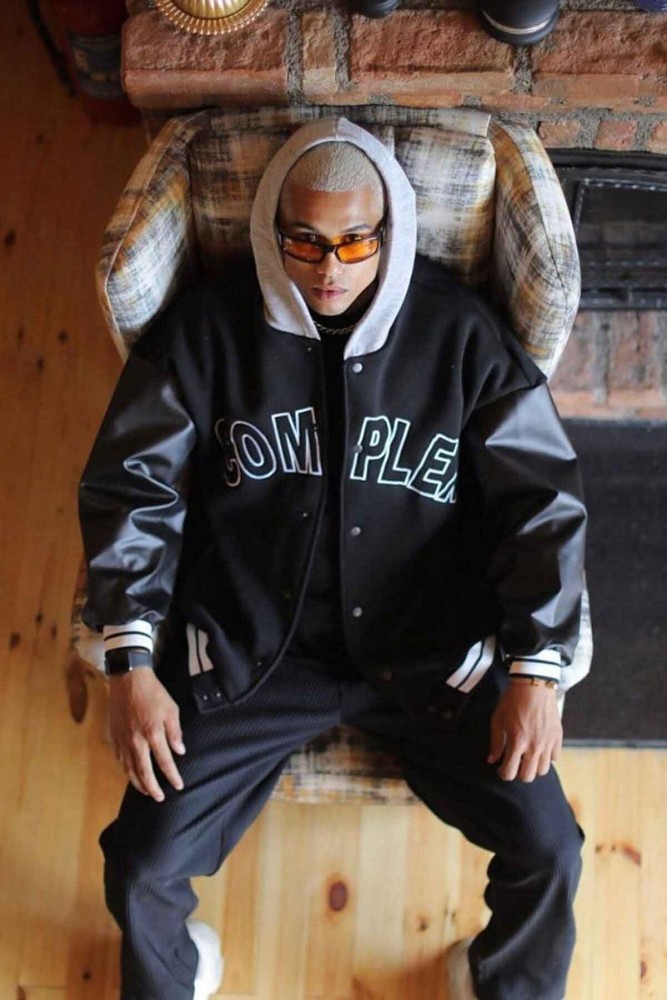 Complex Nakışlı Kolej Ceket  Complex Nakışlı Kolej Ceket