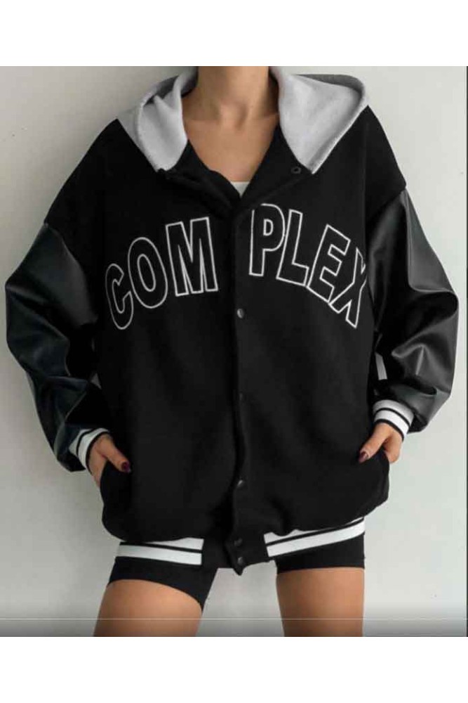  Complex Nakışlı Kolej Ceket