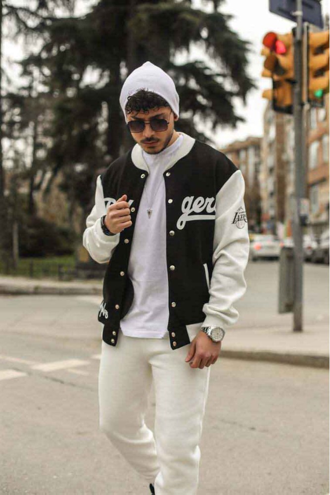 Dodgers LA Baskılı Kolej Ceket 