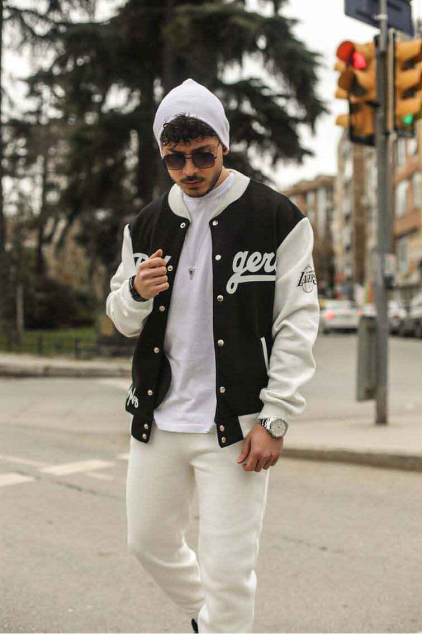 Dodgers LA Baskılı Kolej Ceket  Dodgers LA Baskılı Kolej Ceket