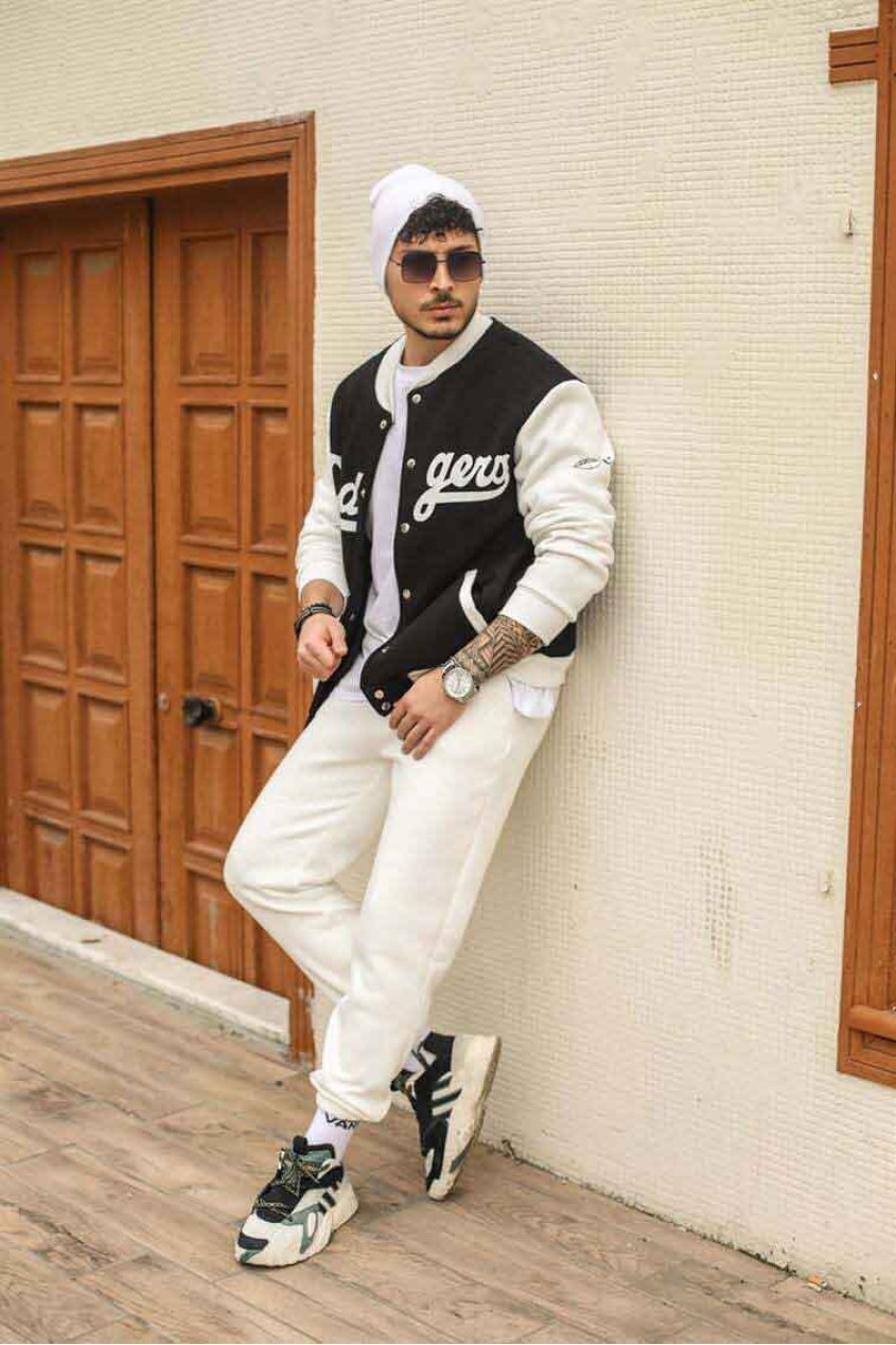 Dodgers LA Baskılı Kolej Ceket  Dodgers LA Baskılı Kolej Ceket