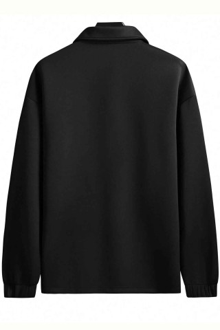 3 İplik Cep Detaylı Düğmeli Gömlek Ceket  3 İplik Cep Detaylı Düğmeli Gömlek Ceket