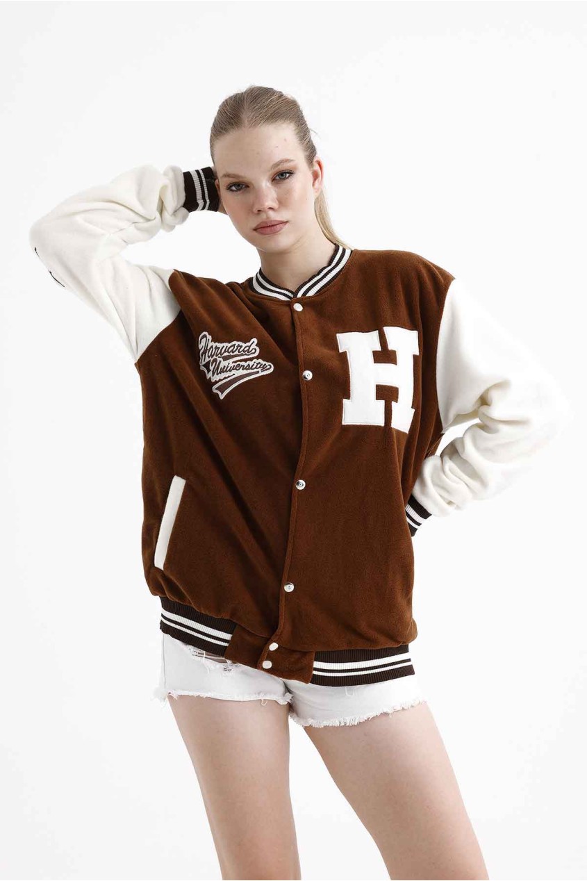 Harvard Nakışlı Kolej Ceket Harvard Nakışlı Kolej Ceket