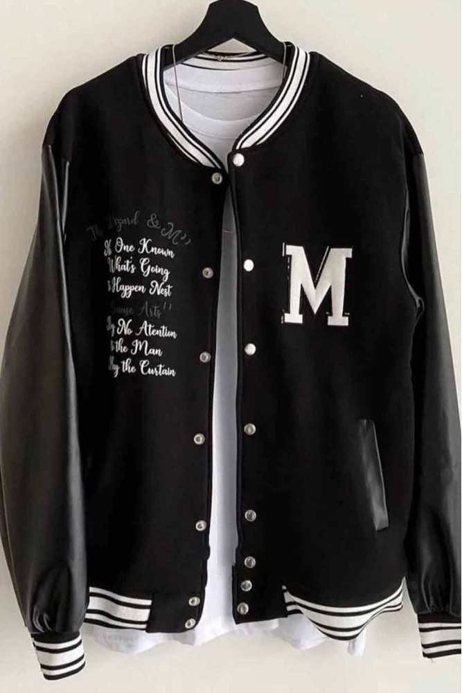 M Nakışlı Kolej Ceket