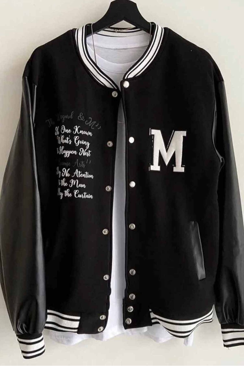 M Nakışlı Kolej Ceket M Nakışlı Kolej Ceket