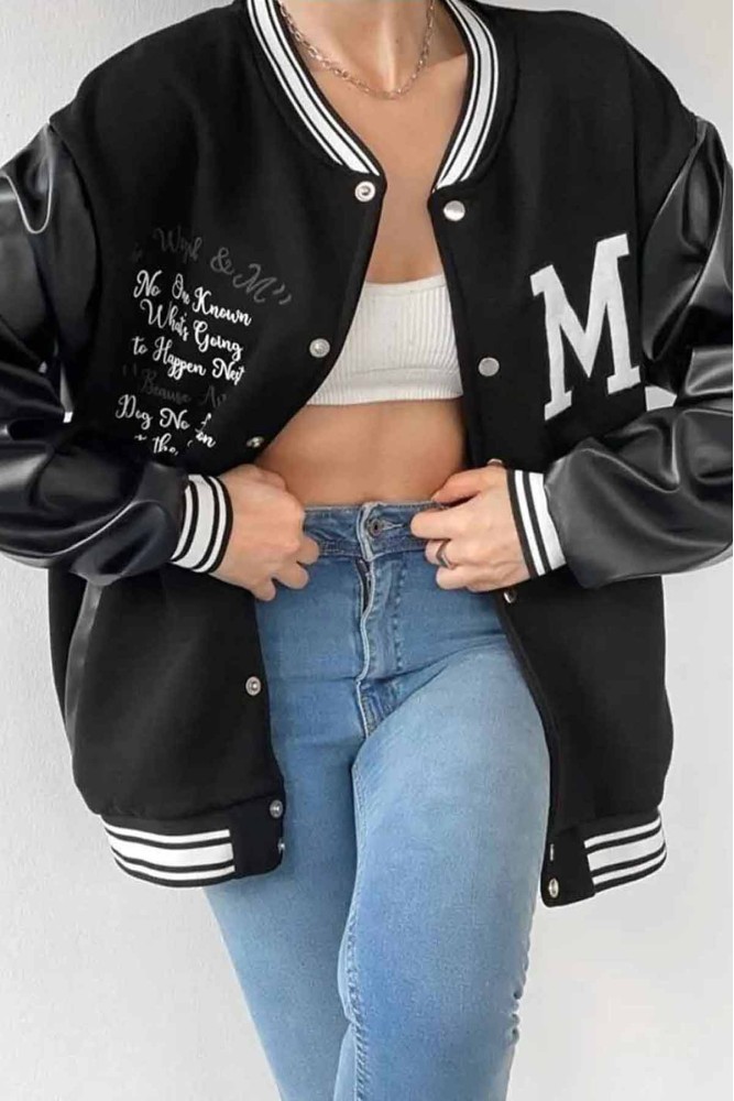 M Nakışlı Kolej Ceket