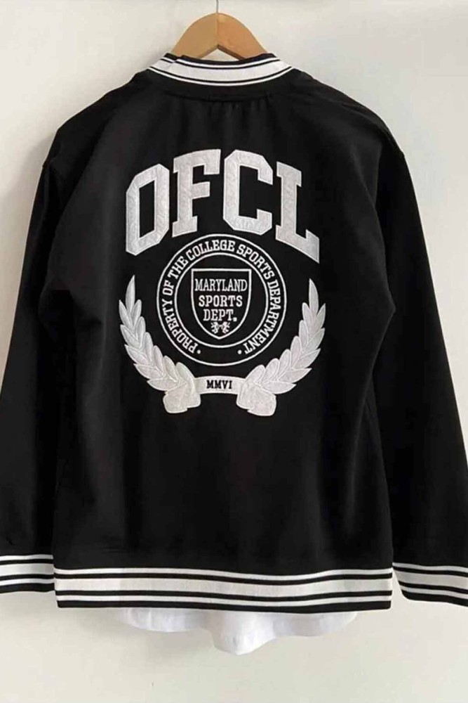 Official Nakış Baskılı Kolej Ceket Official Nakış Baskılı Kolej Ceket