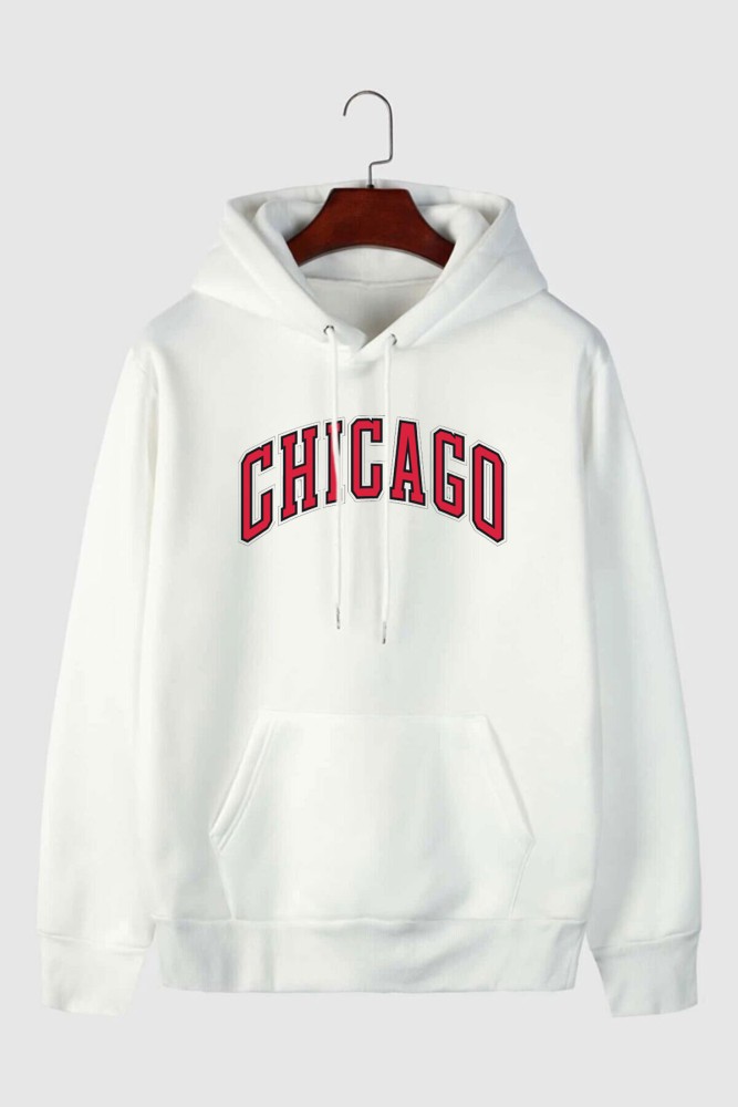 Beyaz Oversize Bulls Chicago Tasarımlı Unisex Kapüşonlu Sweatshirt Beyaz Oversize Bulls Chicago Tasarımlı Unisex Kapüşonlu Sweatshirt