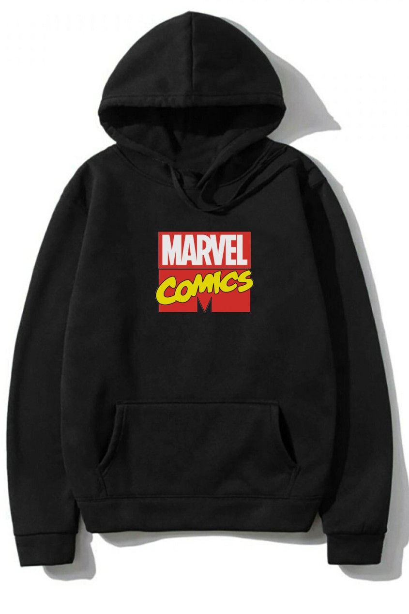 Marvel Baskılı Oversize Unisex Kapüşonlu Hoodie Marvel Baskılı Oversize Unisex Kapüşonlu Hoodie