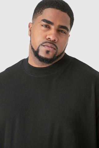 Siyah Oversize Basic T-shirt