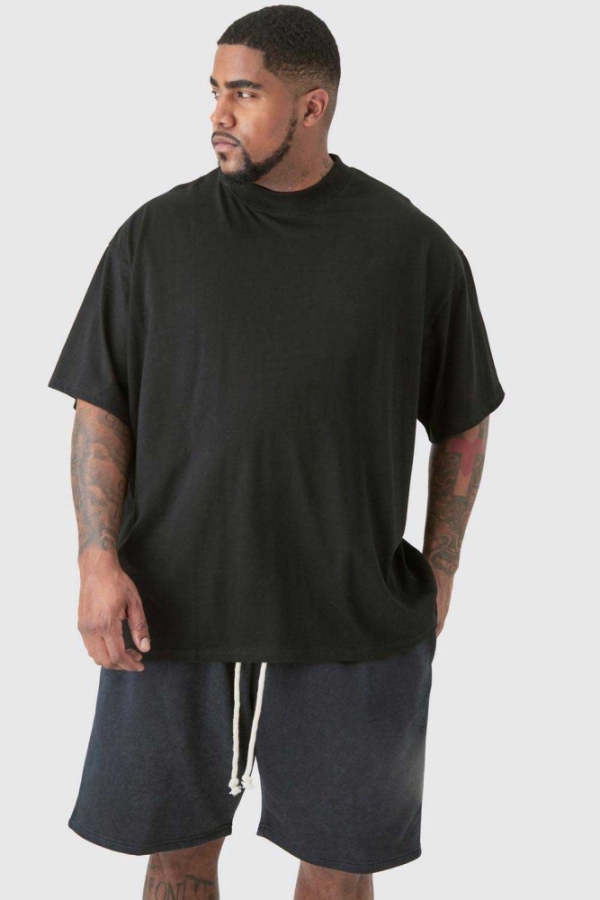 Siyah Oversize Basic T-shirt Siyah Oversize Basic T-shirt