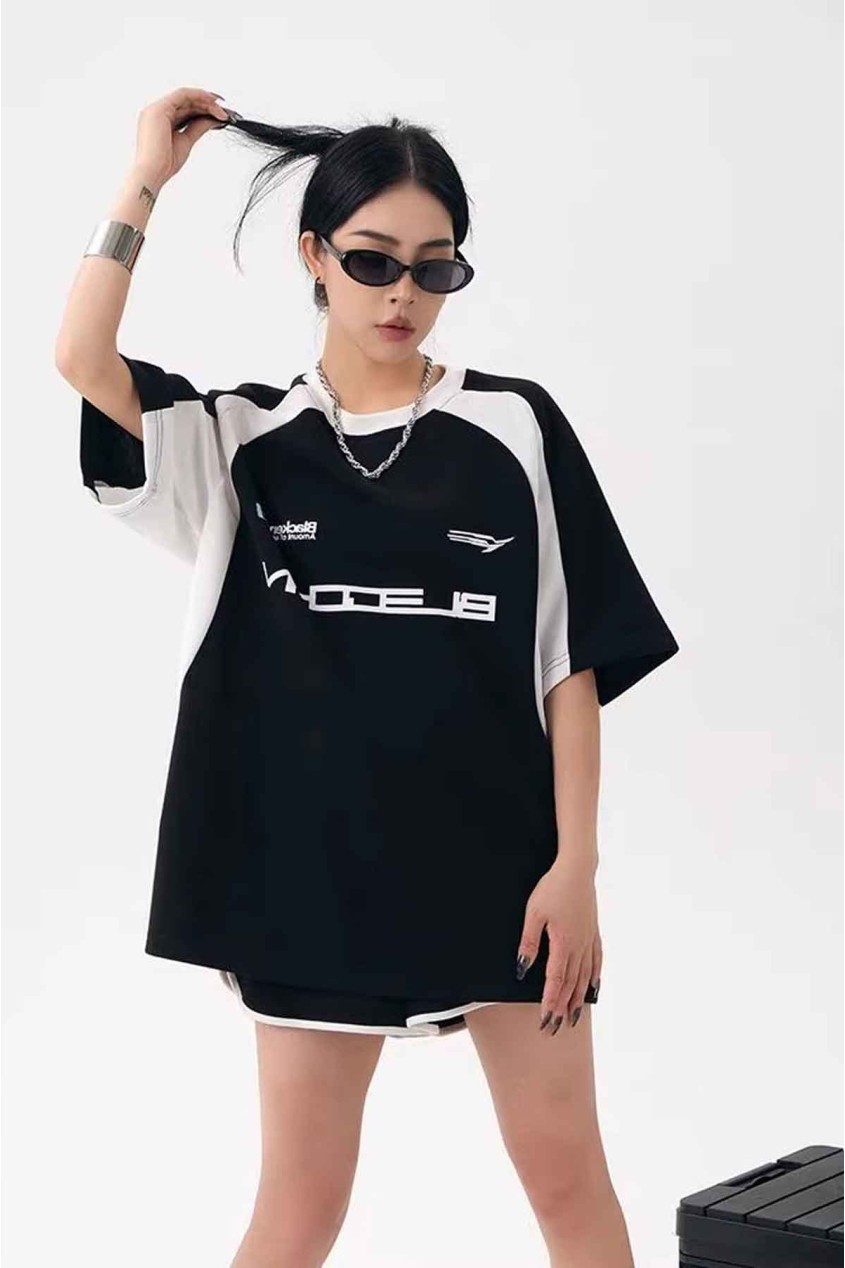 Siyah Oversize Retro Y2K Vintage Streetwear Harajuku Black Energy Reglan Kol T-Shirt Siyah Oversize Retro Y2K Vintage Streetwear Harajuku Black Energy Reglan Kol T-Shirt