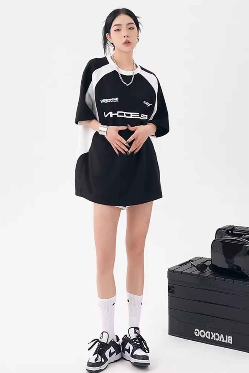 Siyah Oversize Retro Y2K Vintage Streetwear Harajuku Black Energy Reglan Kol T-Shirt Siyah Oversize Retro Y2K Vintage Streetwear Harajuku Black Energy Reglan Kol T-Shirt